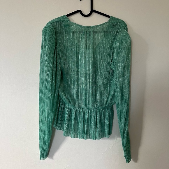 NWT Sabina Musayev Plissé Blouse - Picture 3 of 6